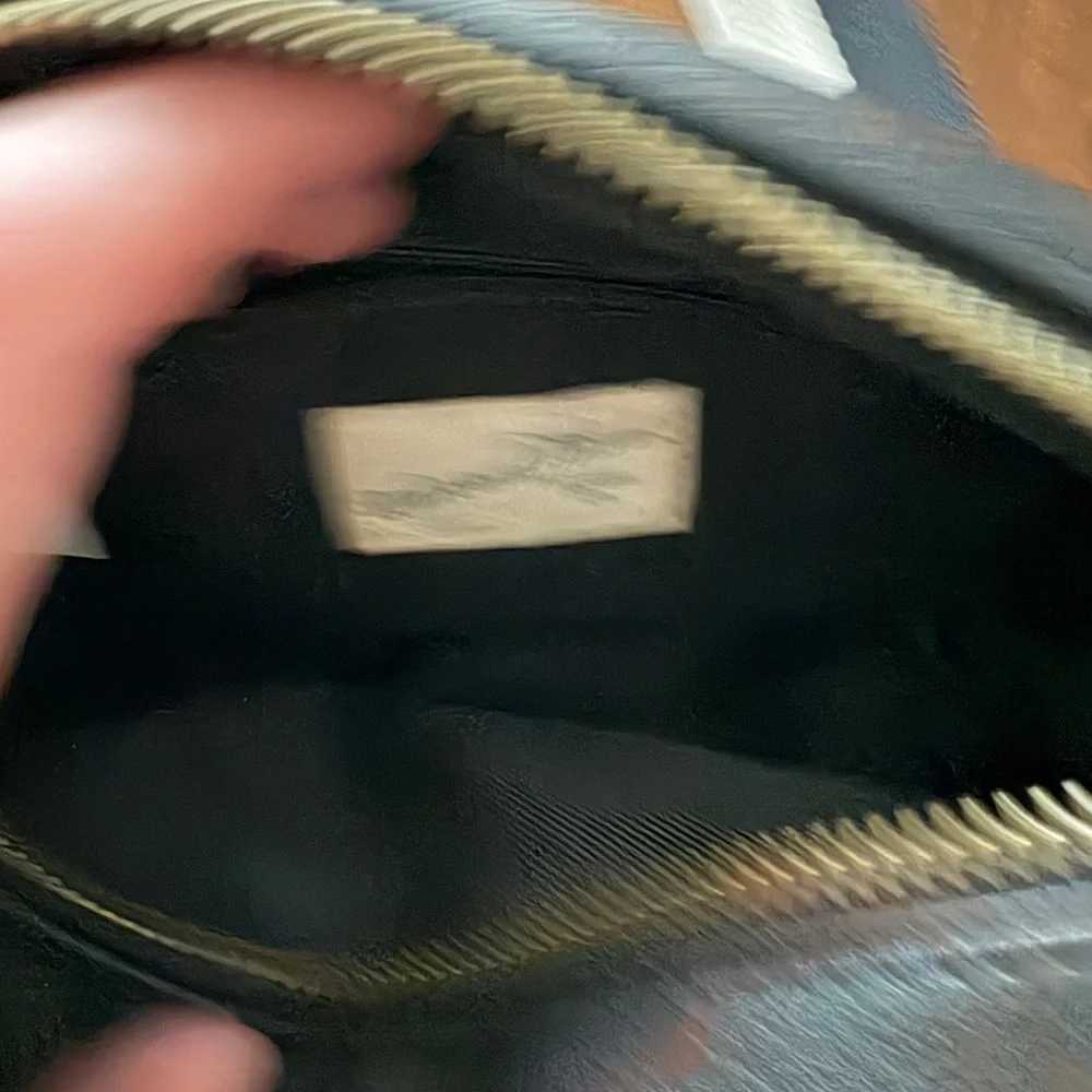 Universal Thread Black Crossbody Bag with Striped Strap - Picture 2 of 5